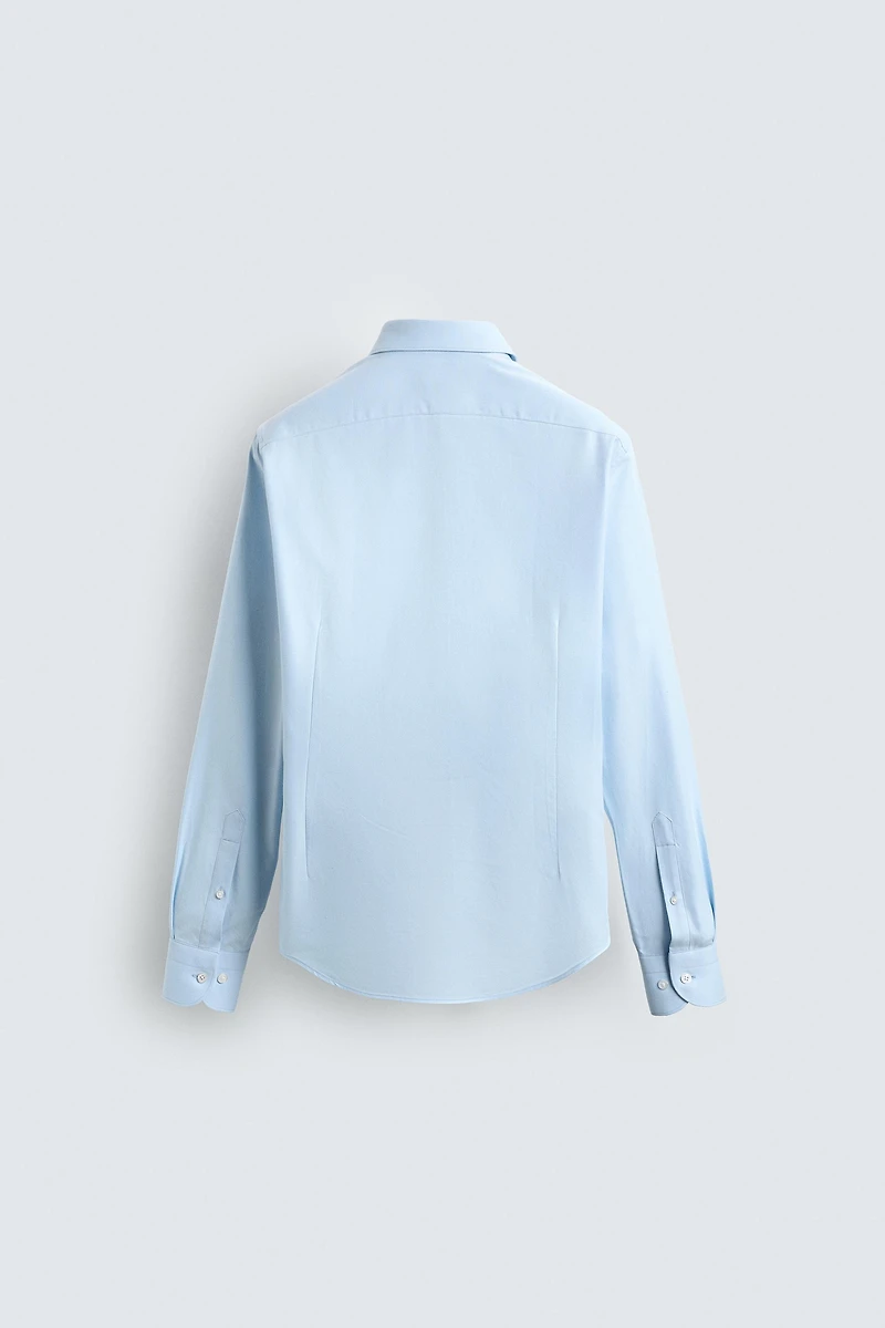 REGULAR FIT TEXTURED SHIRT