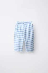 PLAID POCKET PANTS