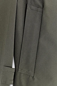 WATER REPELLENT WINDPROOF DOUBLE-BREASTED TRENCH COAT