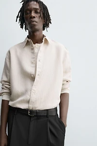 RELAXED FIT STRIPED SHIRT