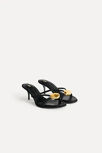 METALLIC LEATHER DETAIL SANDAL 50TH ANNIVERSARY