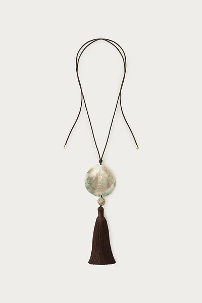 SHIMMER SHELL CORD NECKLACE MARISA BERENSON X ZARA