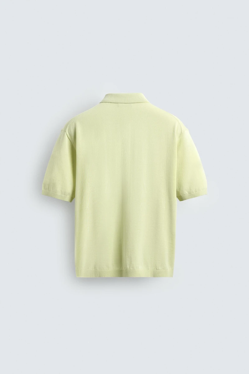 LIGHTWEIGHT COTTON KNIT POLO