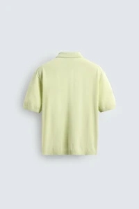 LIGHTWEIGHT COTTON KNIT POLO