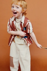 CHEMISE IMPRIMÉE À RAYURES