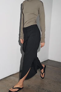 VENTED PINSTRIPE PANTS ZW COLLECTION