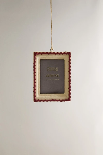 DÉCORATION SAPIN CADRE PAPIER MÂCHÉ