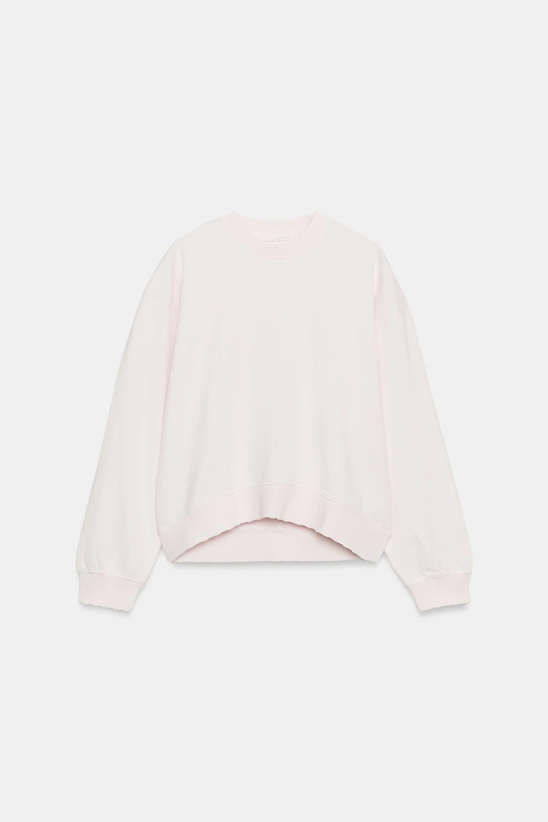 WASHED EFFECT SWEATSHIRT