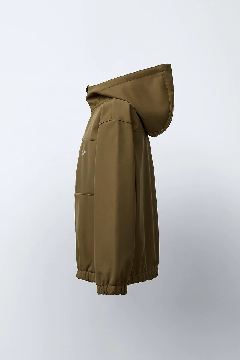 HOODED TECHNICAL JACKET