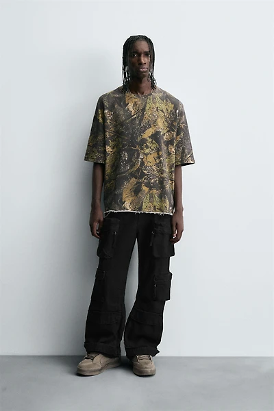 ABSTRACT PRINT SWEATSHIRT