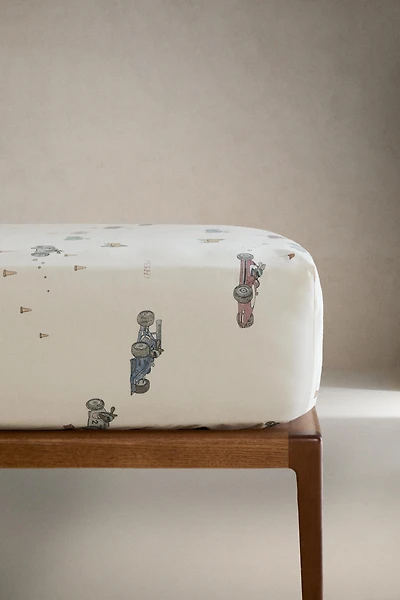 DRAP-HOUSSE ENFANT CHIEN DE COURSE