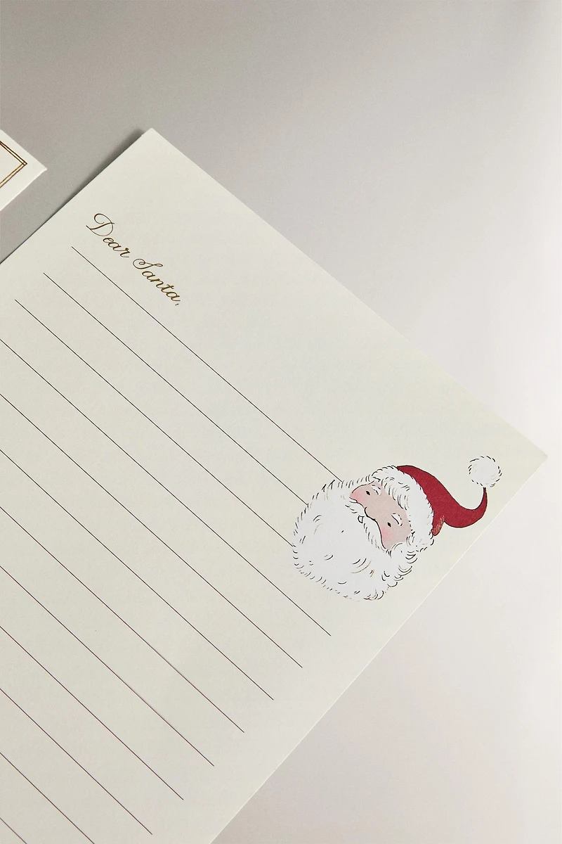 SET OF CHILDREN'S SANTA CLAUS CHRISTMAS LETTERS