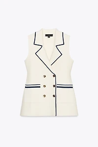 TRIM KNIT VEST