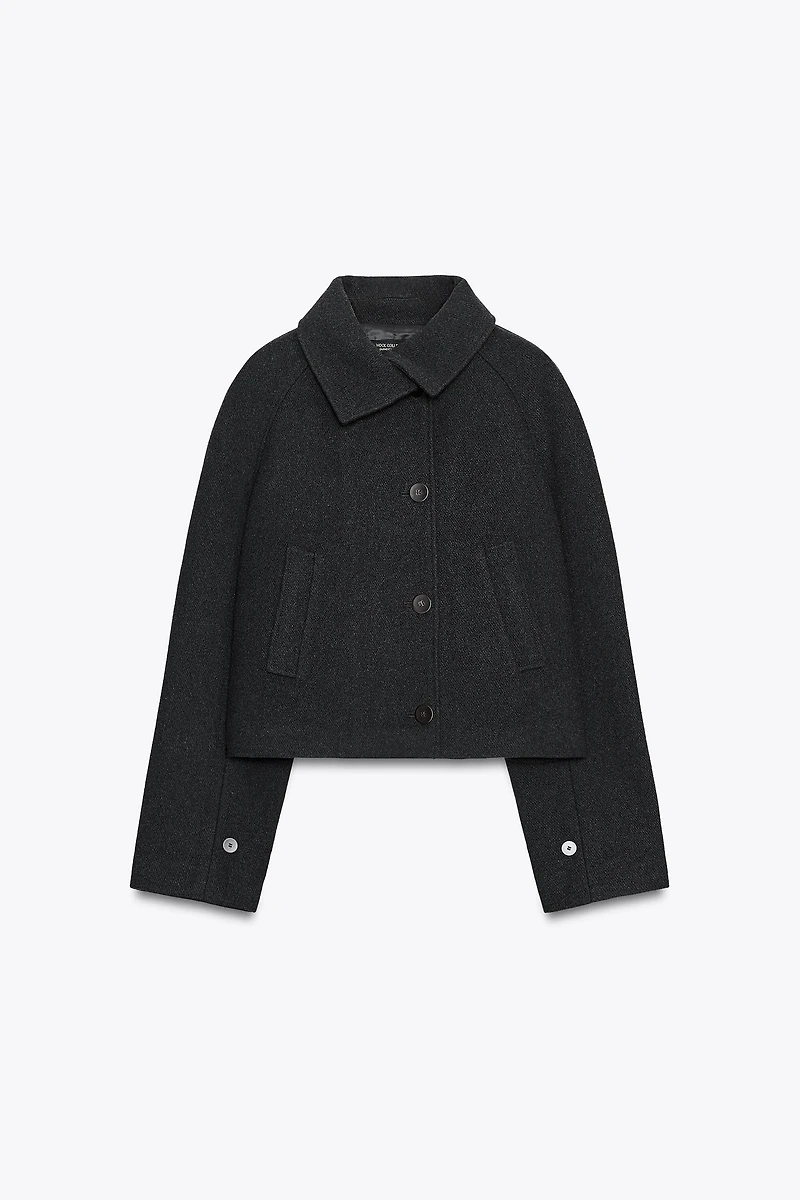 ZW COLLECTION WOOL SHORT COAT