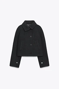 ZW COLLECTION WOOL SHORT COAT