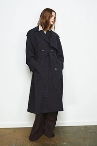 PLAID TRENCH COAT ZW COLLECTION LIMITED EDITION