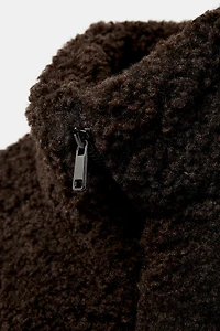 FLEECE ANORAK WITH THERMAL INSULATION