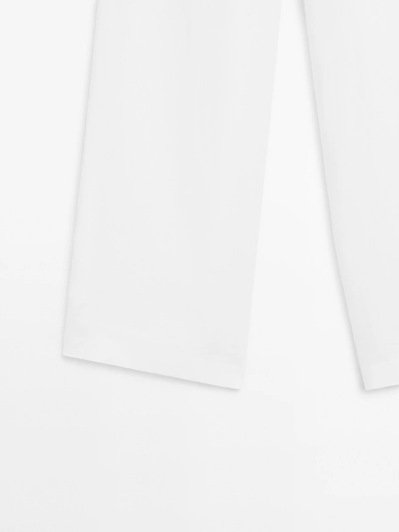 100% linen suit trousers