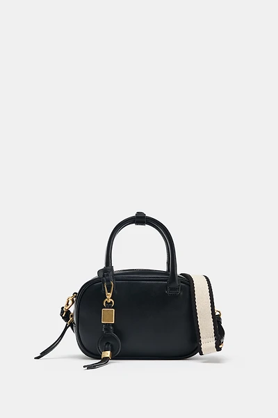 MINI TOPSTITCHED BAG