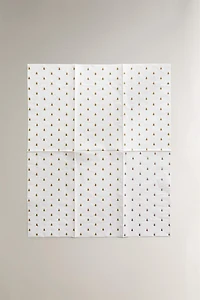 SET OF PAPER NAPKINS WITH SHINY CHRISTMAS MOTIFS (SET OF 30)