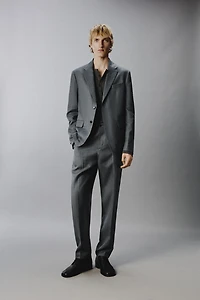 100% LINEN SUIT JACKET
