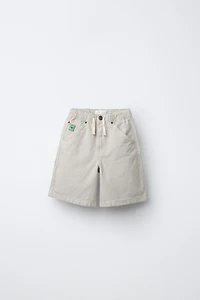 EMBROIDERED LOGO CARPENTER SHORTS