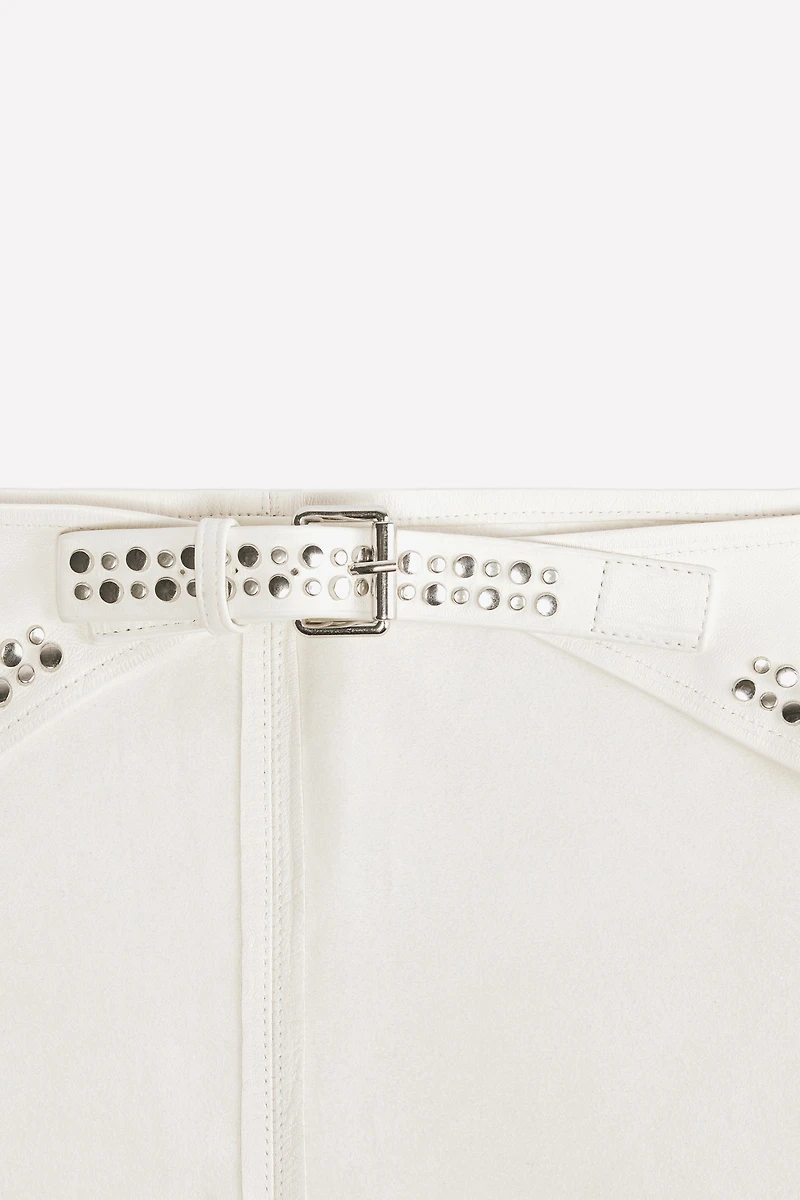 LEATHER STUDDED BANDANA LUDOVIC DE SAINT SERNIN x ZARA