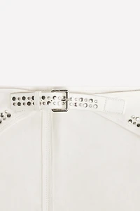 LEATHER STUDDED BANDANA LUDOVIC DE SAINT SERNIN x ZARA