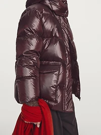 Doudoune shiny courte déperlante