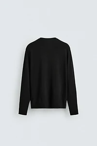 REGULAR FIT TEXTURED KNIT SWEATER