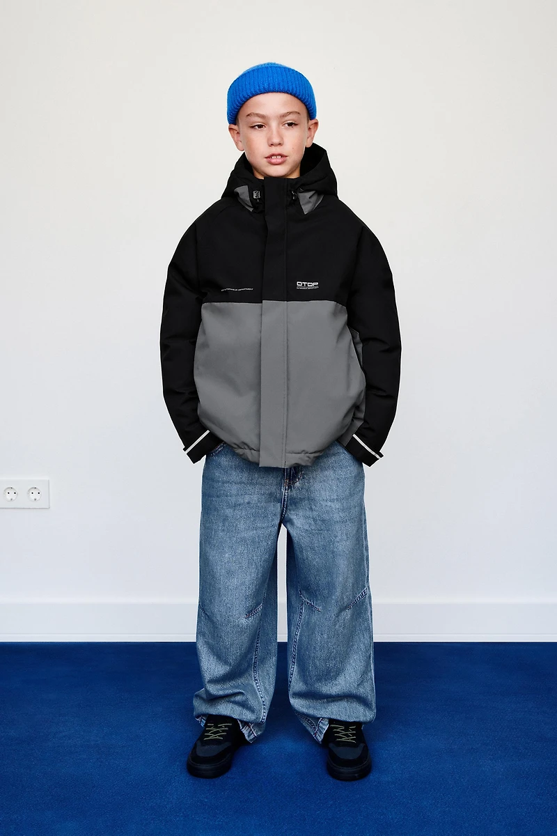 COLOR BLOCK WATER REPELLENT JACKET