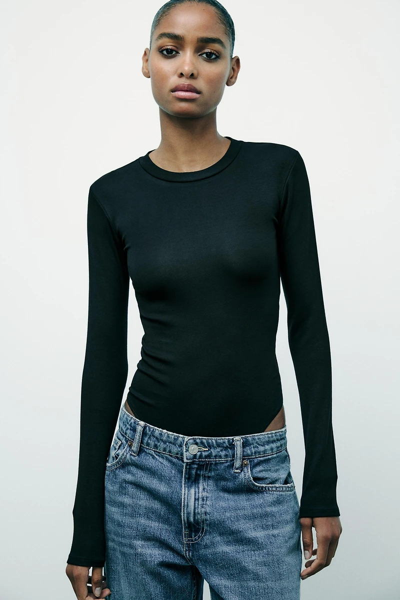 COTTON MODAL BODYSUIT
