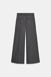 PANTALON WIDE LEG AVEC LAINE ZW COLLECTION