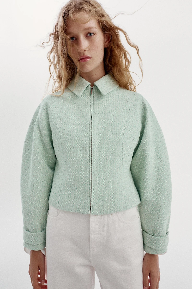 BLOUSON STRUCTURÉ À ZIP