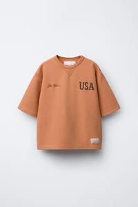 INTERLOCK TEXT T-SHIRT