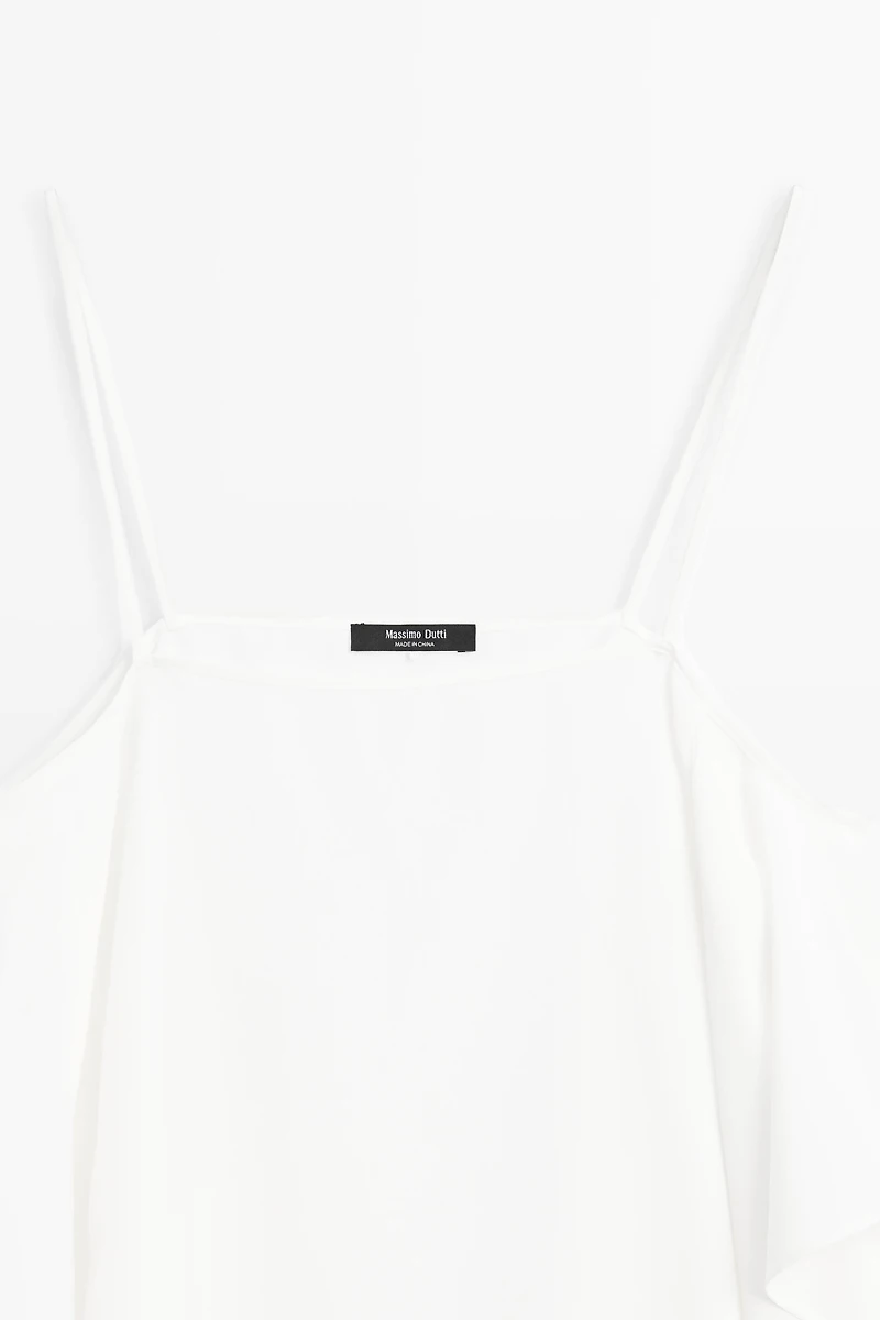 Flowing spaghetti strap top
