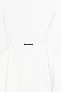 Flowing spaghetti strap top