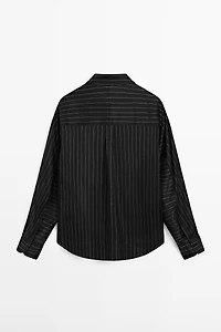Striped shirt flowing fabric - STUDIO