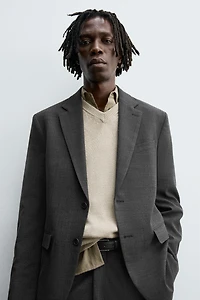 WOOL SUIT BLAZER