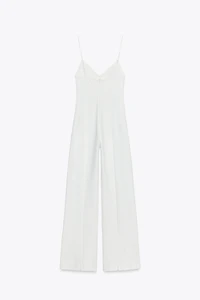 INTERLOCK LONG JUMPSUIT