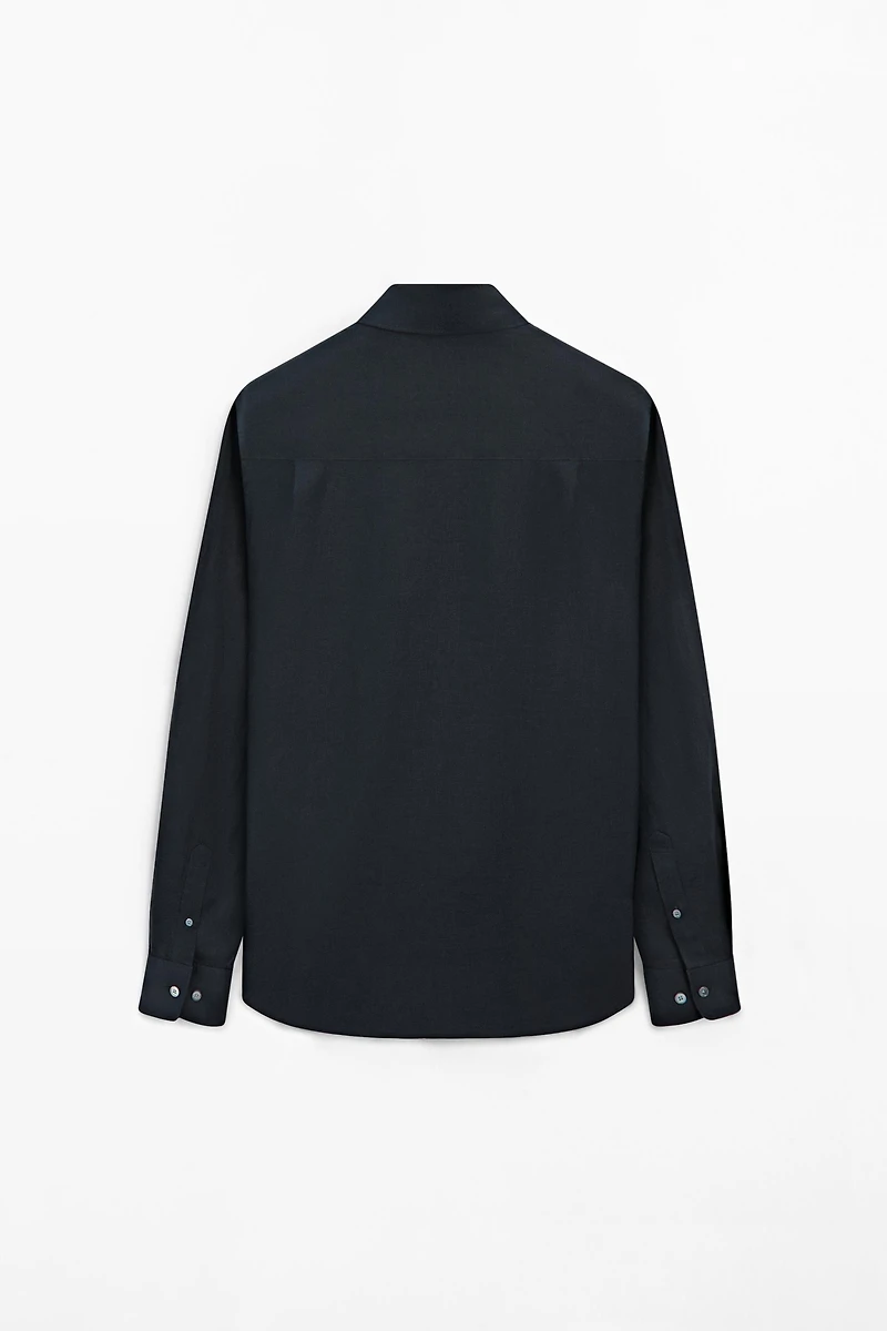 Extra fine regular fit linen shirt