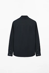 Extra fine regular fit linen shirt