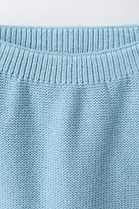 FISH APPLIQUÉ KNIT PANTS