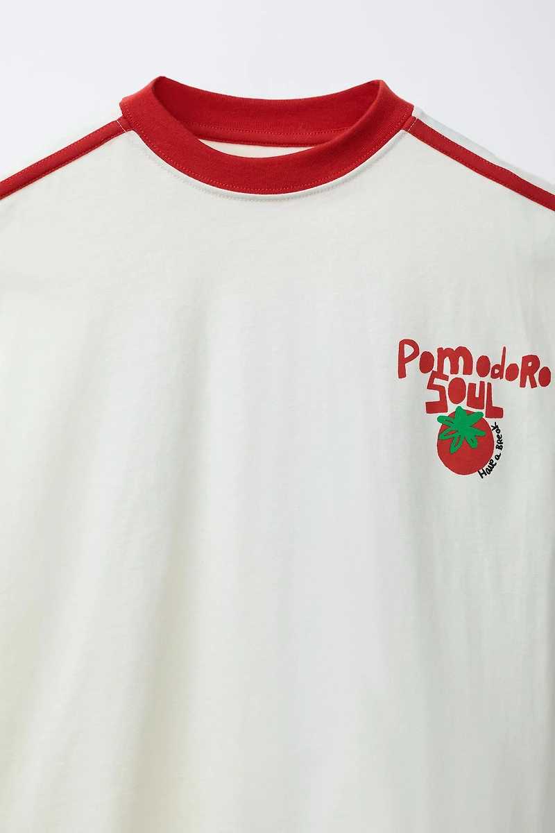 T-SHIRT IMPRIMÉ TOMATES