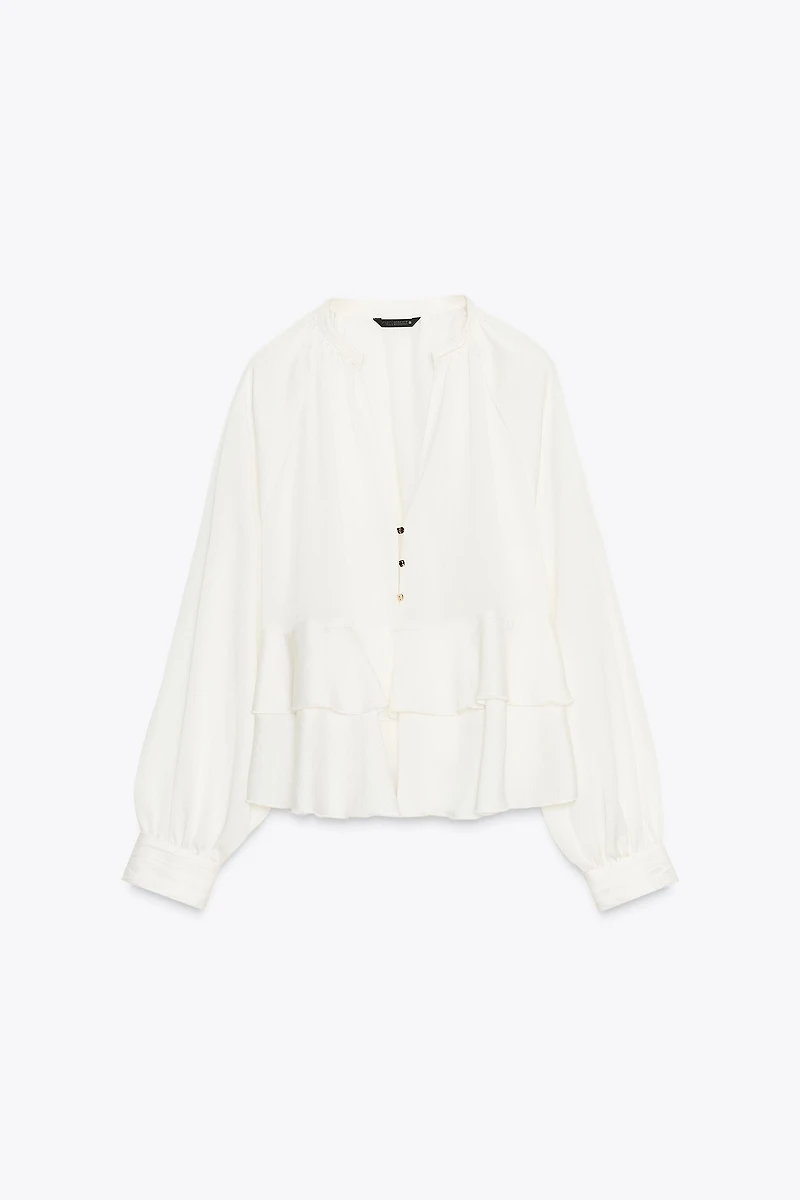 RUFFLED BLOUSE