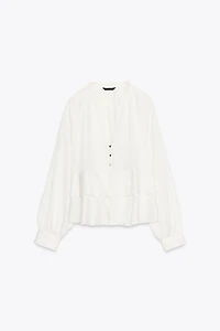 RUFFLED BLOUSE