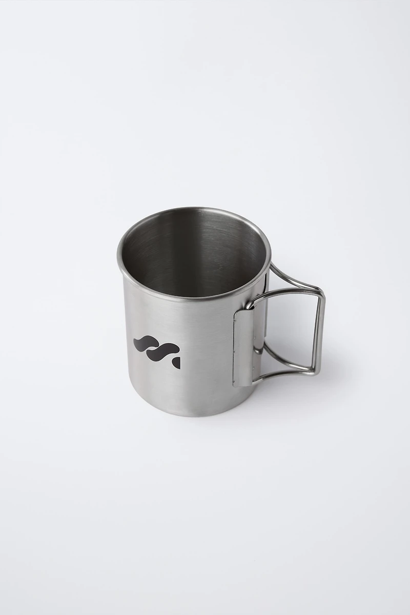 STAINLESS STEEL LOGO MUG 300ML