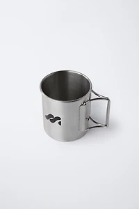 STAINLESS STEEL LOGO MUG 300ML
