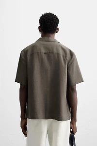 RELAXED FIT LINEN SHIRT