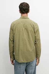 100% cotton regular fit check shirt
